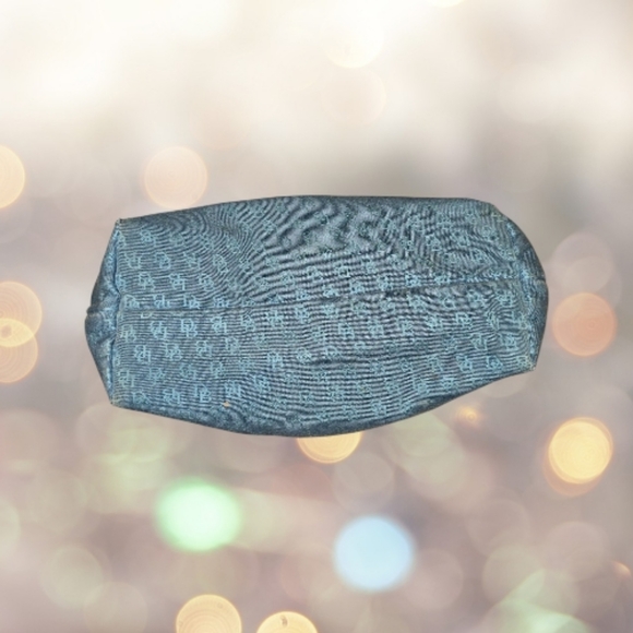 Dooney & Bourke Denim & Leather Hobo Shoulder Bag Project Purse AS-IS - Picture 4 of 10